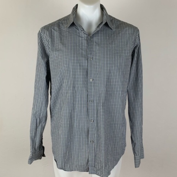 THEORY - BEAUTIFUL MEN’S CHECKED SHIRT - XL - Picture 2 of 7